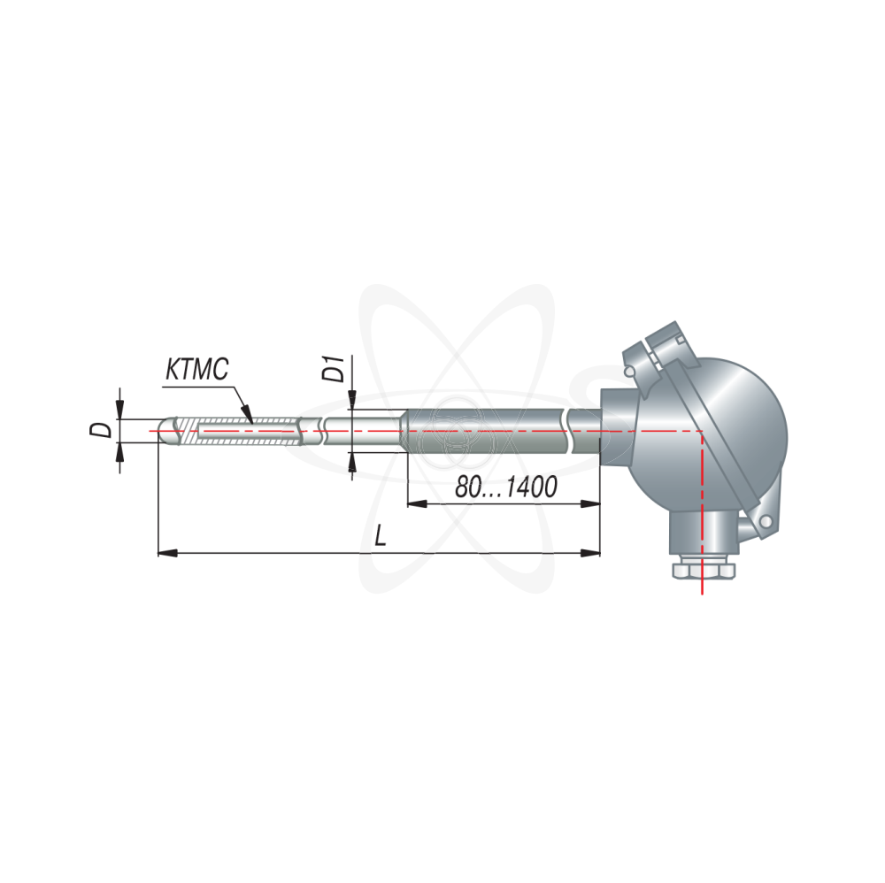 ДТПК145-0919.320.1(ТХА, L=320мм, d=20мм, -200+1100С)