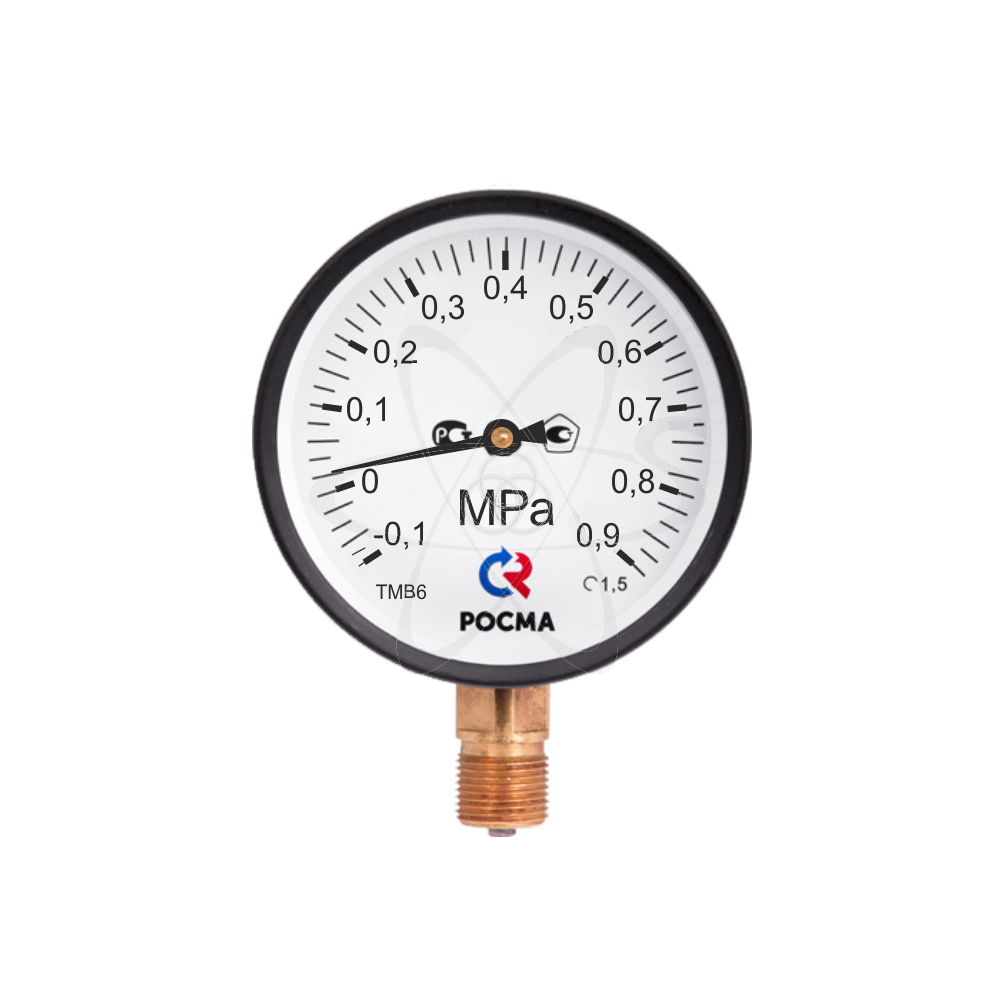 Мановакуумметр ТМВ-610Р.00 (-0,1...+0,9MPa) M20x1.5.1.5
