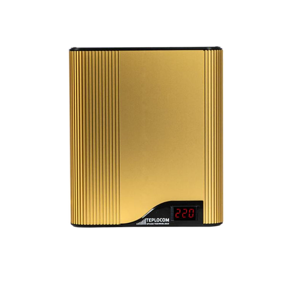 Стабилизатор TEPLOCOM ST-555-И GOLD (220В, 555ВА,Uвх. 145-260В),индикация