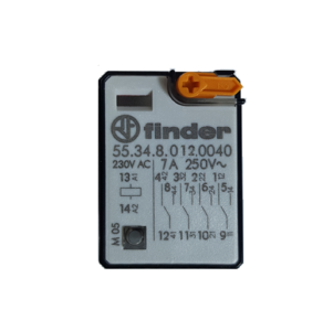 Реле Finder 55.34.8.012.0040 7A 12B AC 4группы