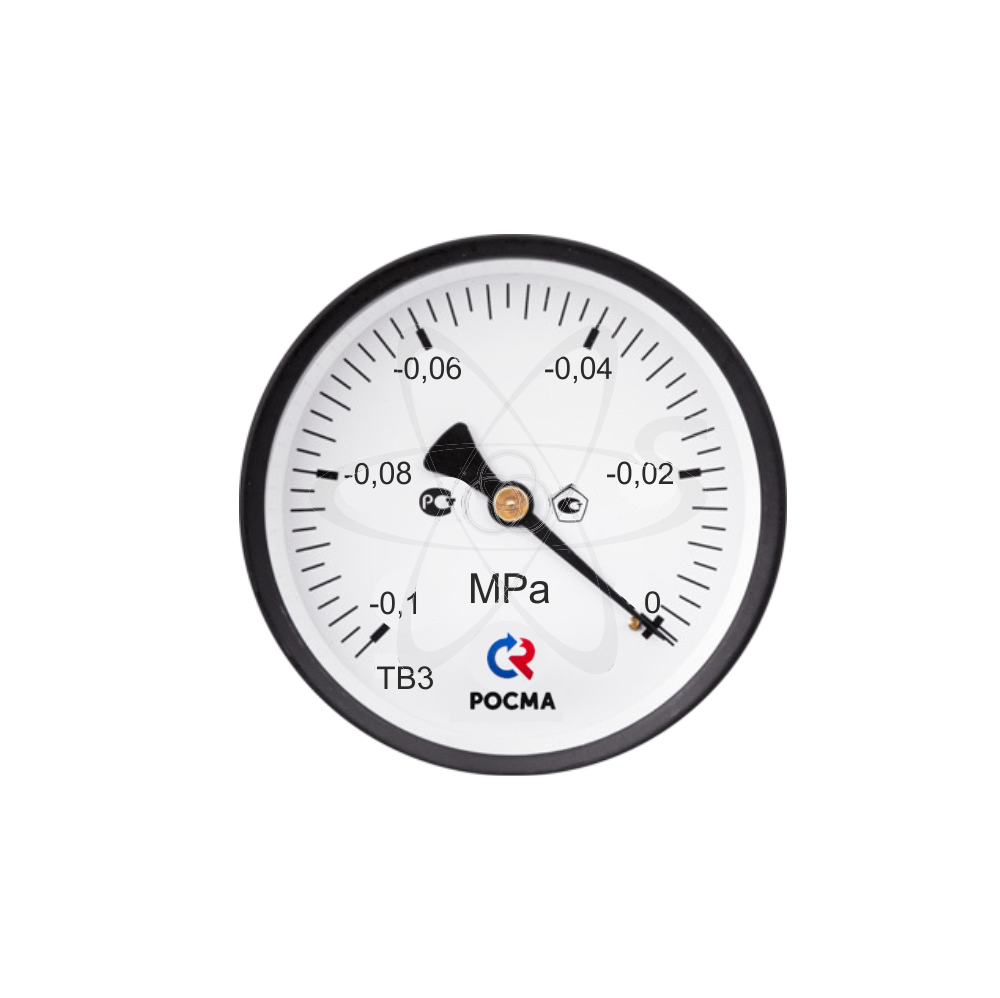 Вакуумметр ТВ-310Т.00 (-0,1-0 МРа)G1/4.150С.кл.2,5