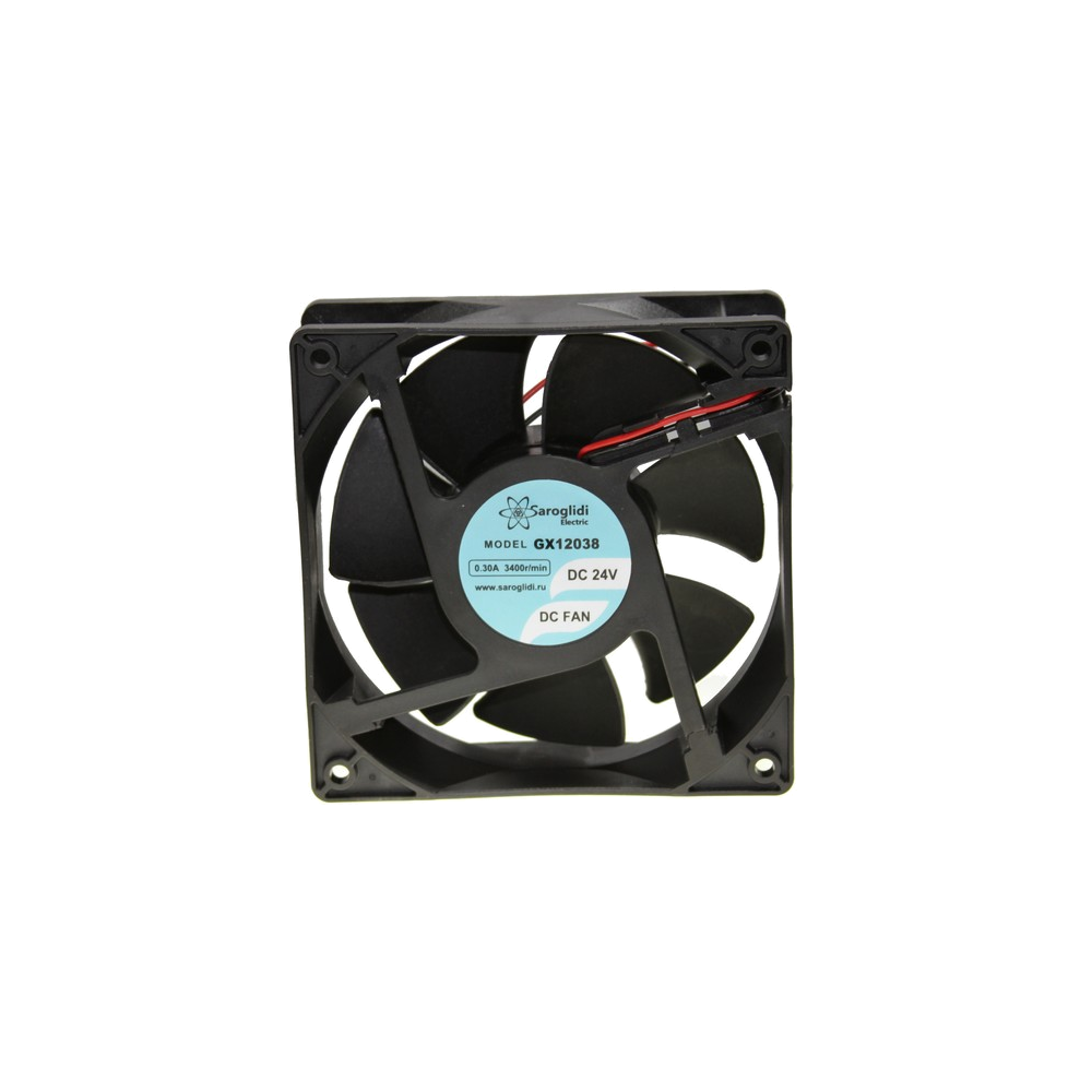 Вентилятор GX12038-0,30А/24VDC 3400 об/мин