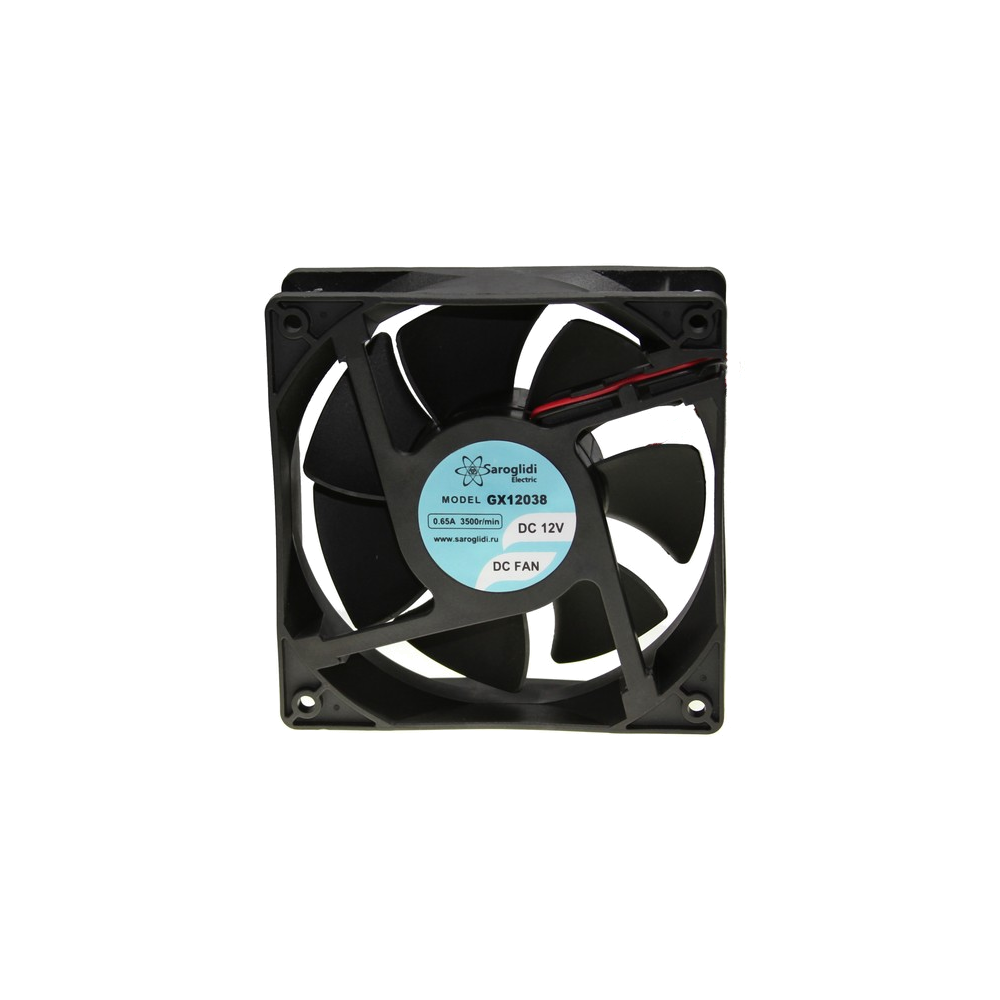 Вентилятор GX12038 0,65А/12V DC 3500 об/мин