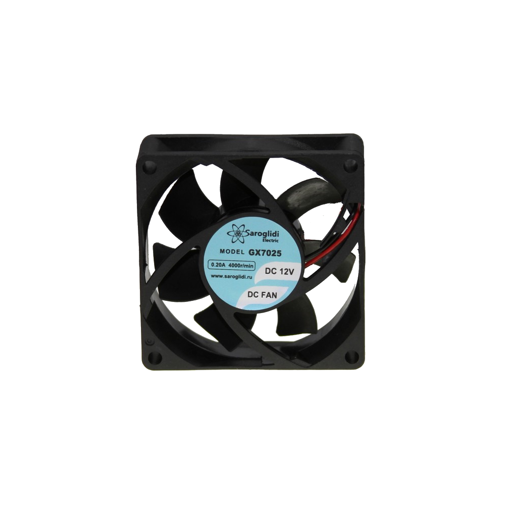 Вентилятор GX7025 0,20А/12V DC 4000 об/мин