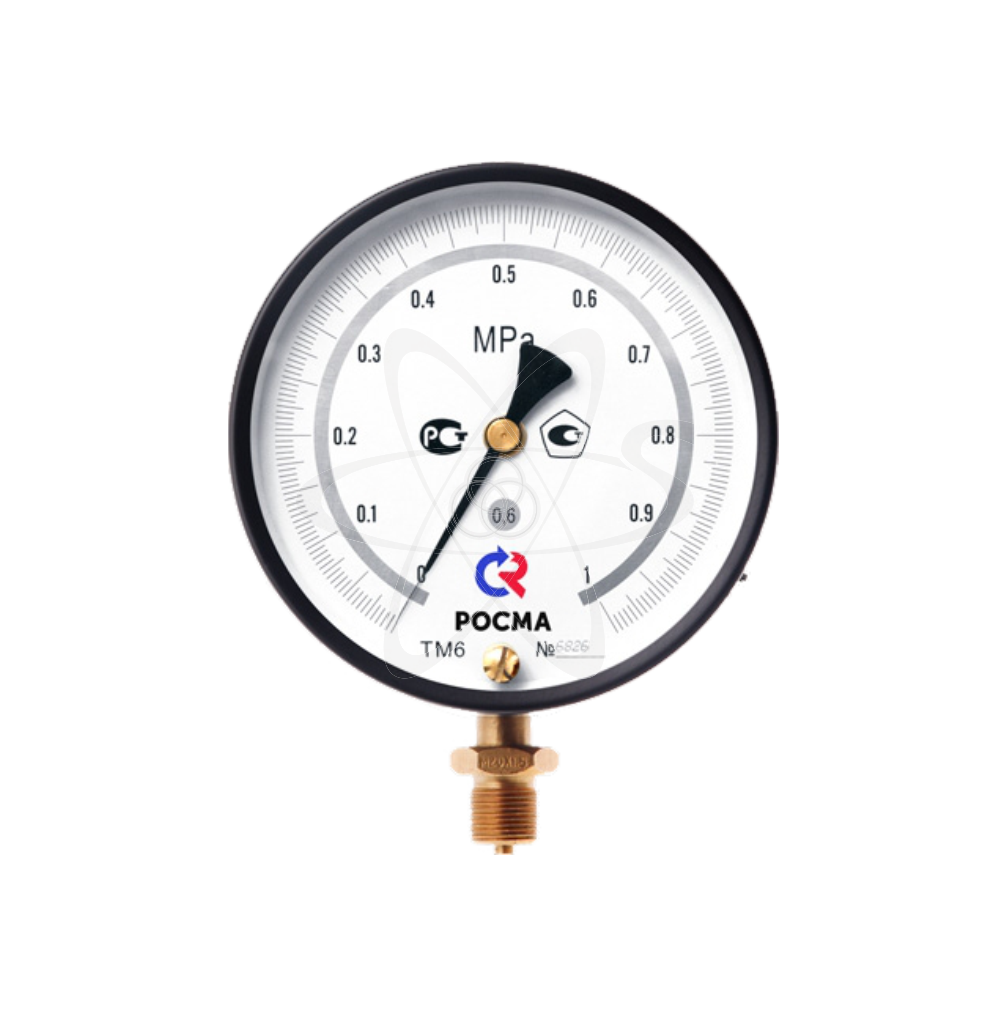 Манометр образцовый ТМ-610РМТИ.00 (0...1,0 MPa)М20х1,5.кл0,4