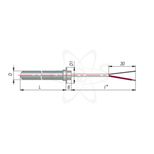 ДТПL094-00.160/2(ТХК, L=160мм, каб. 2м, d=6мм, -40+400С)