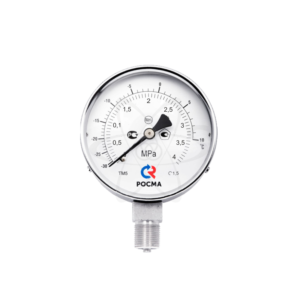 Манометр аммиачный ТМ-511Р.00(0...4 MPa)(-30...+70C)М20х1,5.1,5 NH3
